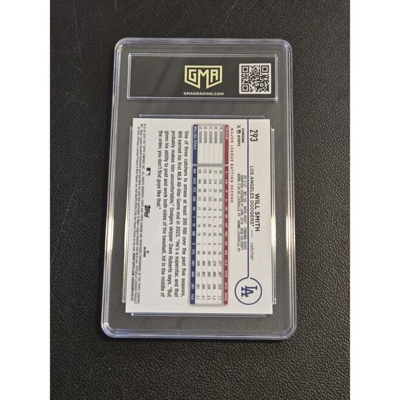 2024 Topps Chrome Logofractor Edition Will Smith Purple MLB Refractors #/250 - Picture 2 of 2